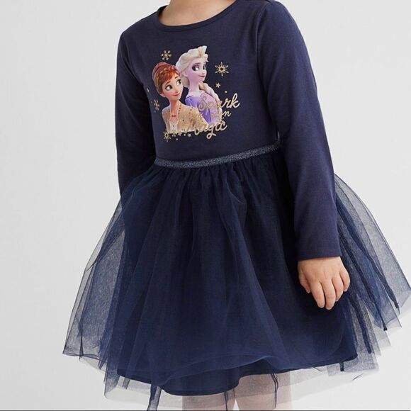 H&M Disney 2T Printed Tulle Dresss - Picture 8 of 8